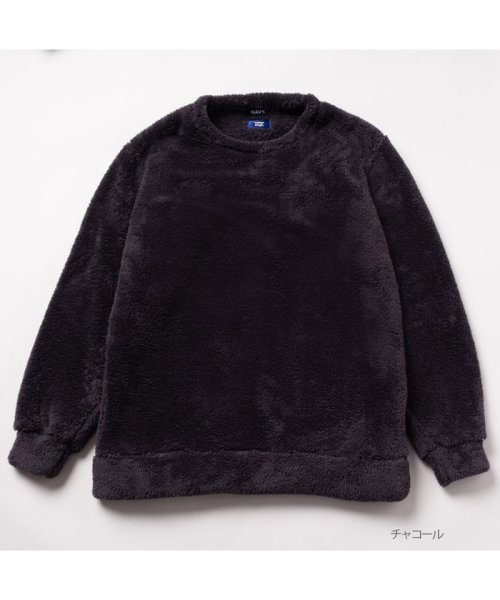 MAC HOUSE(men)(マックハウス（メンズ）)/NAVY ネイビー サーモソーラー ボアクルーネック 372274MH/img02