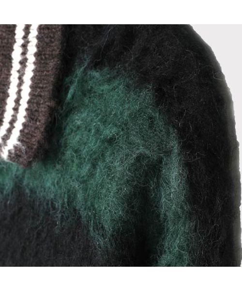 ASCLO(エジュクロ)/ASCLO(エジュクロ)3 TAP Mohair Border Rugby Knit/img20