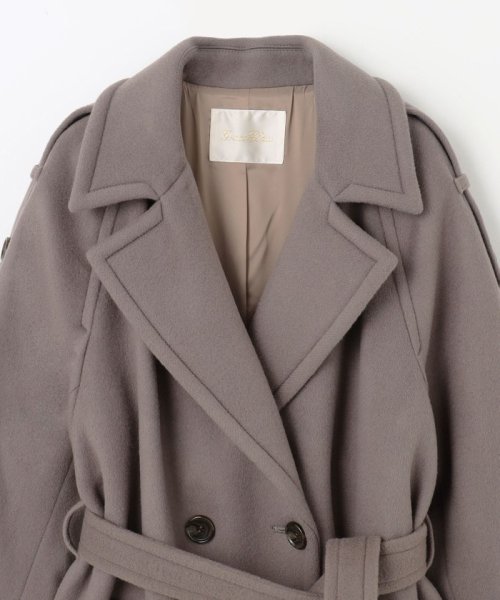 オーバーサイズミリタリーコート 