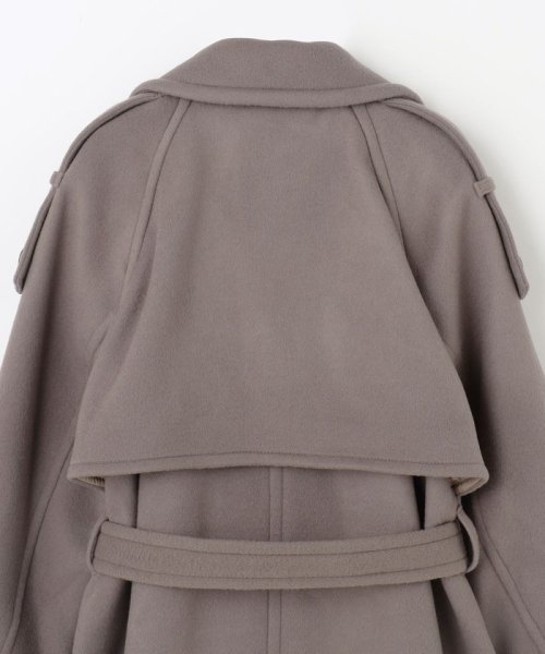 オーバーサイズミリタリーコート 