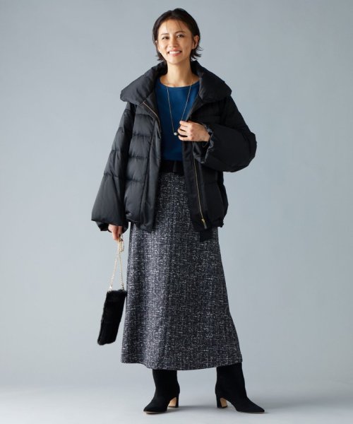 【撥水加工・洗える】ブライトダウンテントライン ダウンコート 