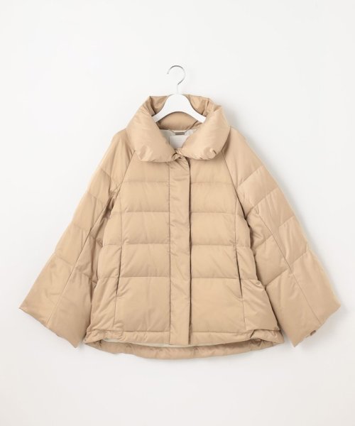 【撥水加工・洗える】ブライトダウンテントライン ダウンコート 