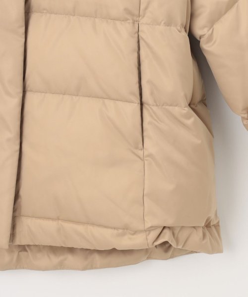 【撥水加工・洗える】ブライトダウンテントライン ダウンコート 