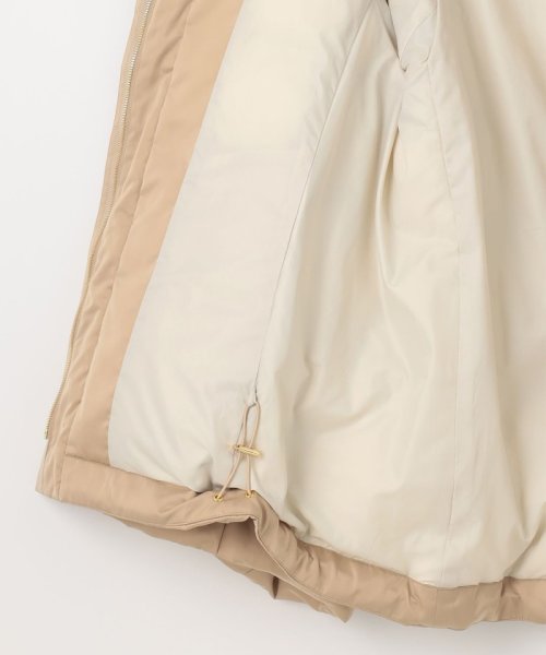 【撥水加工・洗える】ブライトダウンテントライン ダウンコート 