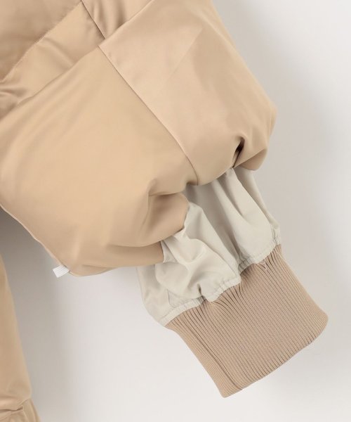 【撥水加工・洗える】ブライトダウンテントライン ダウンコート 