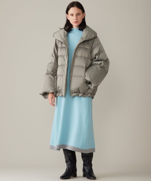 【撥水加工・洗える】ブライトダウンテントライン ダウンコート 