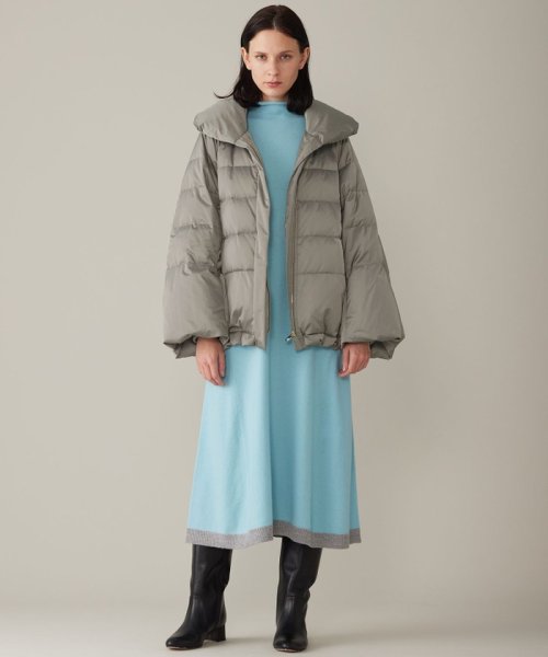 【撥水加工・洗える】ブライトダウンテントライン ダウンコート 