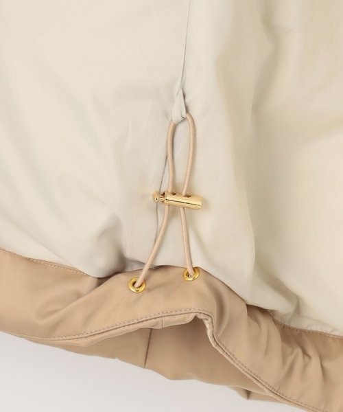 【撥水加工・洗える】ブライトダウンテントライン ダウンコート 