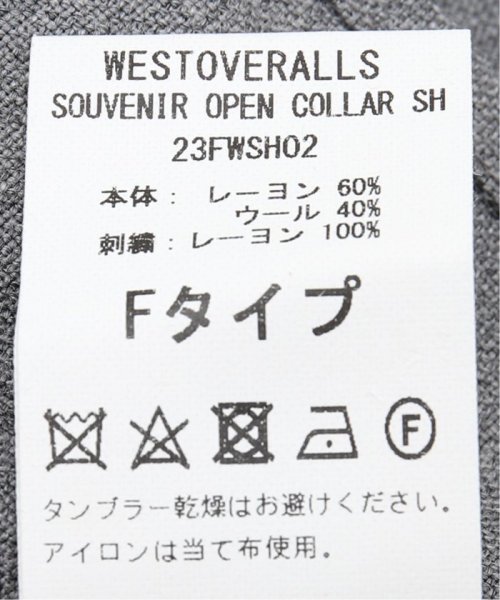 JOURNAL STANDARD(ジャーナルスタンダード)/【WESTOVERALLS / ウェストオーバーオールズ】SOUVENIR OP/C SH/img17