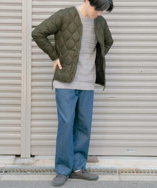 ITEMS URBANRESEARCH(アイテムズアーバンリサーチ（メンズ）)/TAION　MILITARY Wzip V－NECK DOWN JACKET/img03