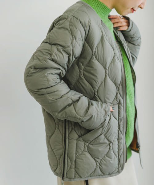 ITEMS URBANRESEARCH(アイテムズアーバンリサーチ（メンズ）)/TAION　MILITARY Wzip V－NECK DOWN JACKET/img07