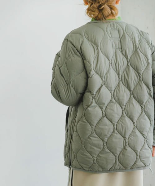 ITEMS URBANRESEARCH(アイテムズアーバンリサーチ（メンズ）)/TAION　MILITARY Wzip V－NECK DOWN JACKET/img08