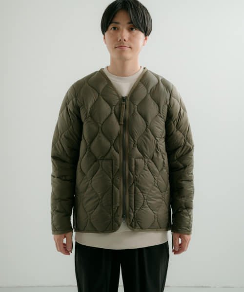 ITEMS URBANRESEARCH(アイテムズアーバンリサーチ（メンズ）)/TAION　MILITARY Wzip V－NECK DOWN JACKET/img14