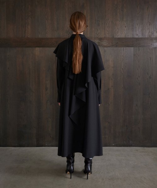 MIELI INVARIANT(ミエリ インヴァリアント)/Cape Layer Shirt Dress/img26