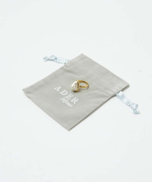 qualite(qualite)/【ADER.bijoux】パールオープンリング/img01