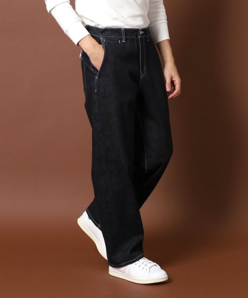 【MonoMax1月号掲載】【Safari12月号掲載】【セットアップ可】ハイグレード ワイドデニムパンツ 