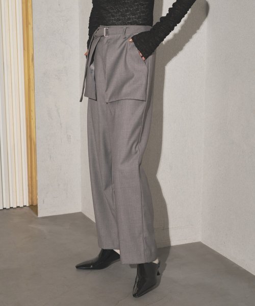 【Audrey and John Wad】ラップポケット付きツイルパンツ パンツ X1487496023(11440円)