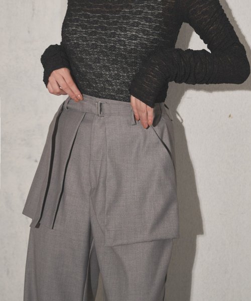 【Audrey and John Wad】ラップポケット付きツイルパンツ パンツ X1487496023(11440円)