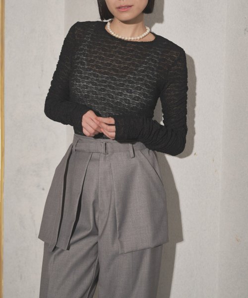 【Audrey and John Wad】ラップポケット付きツイルパンツ パンツ X1487496023(11440円)