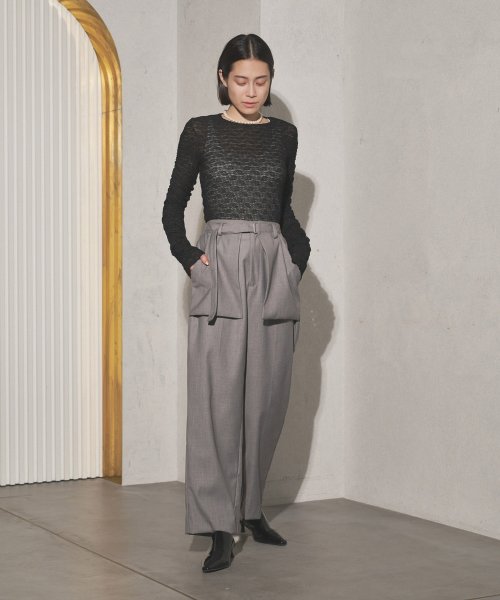 【Audrey and John Wad】ラップポケット付きツイルパンツ パンツ X1487496023(11440円)