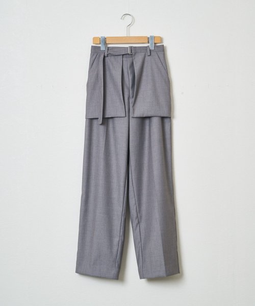 【Audrey and John Wad】ラップポケット付きツイルパンツ パンツ X1487496023(11440円)