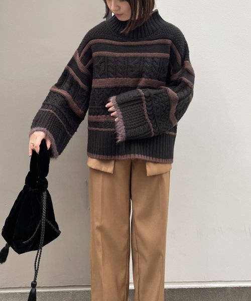 【Audrey and John Wad】ラップポケット付きツイルパンツ パンツ X1487496023(11440円)