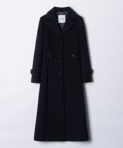 【LOULOU WILLOUGHBY】ダブルビーバーロングコート 