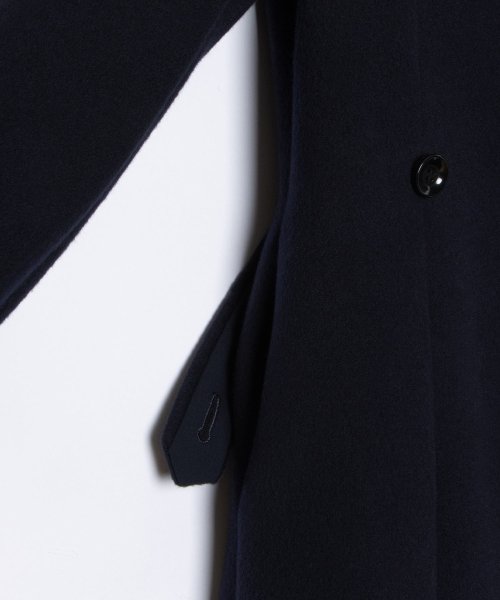 【LOULOU WILLOUGHBY】ダブルビーバーロングコート 