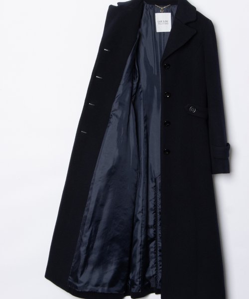 【LOULOU WILLOUGHBY】ダブルビーバーロングコート 