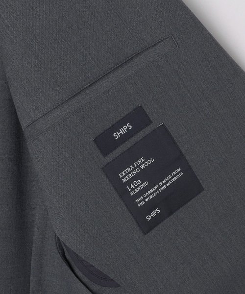 SHIPS: 〈セットアップ対応・手洗い可能〉スーパー140 2ボタン テーラードジャケット SHIPS 〈セットアップ対応 手洗い可能〉スーパー140 リラックス