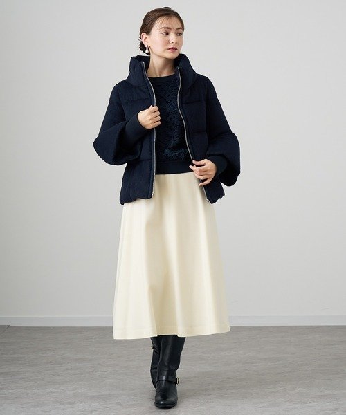 ストレッチボタニーベルトバックル スカート model 着用サイズ なし