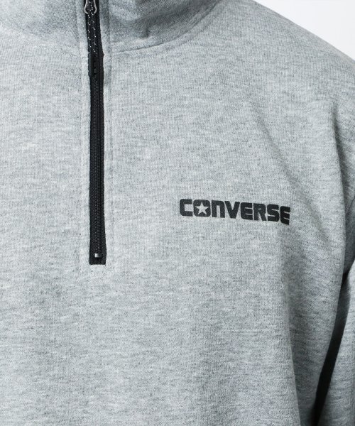 MARUKAWA(マルカワ)/【CONVERSE】コンバース 裏起毛 ジップアップ トレーナー ハーフジップ スウェット ゴルフ スポーツ ルームウェア/img03