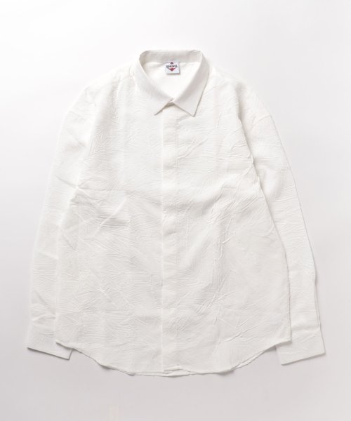 aimoha(aimoha（アイモハ）)/aimoha menシワ加工ゆったりめシャツ/img15