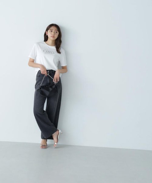 NATURAL BEAUTY BASIC(ナチュラルビューティーベーシック)/ワイドストレートデニムパンツ　24SS/img03