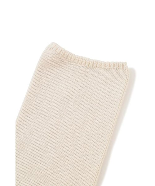 MHL.(エムエイチエル)/CONTRAST HEEL COTTON SOCKS/img01