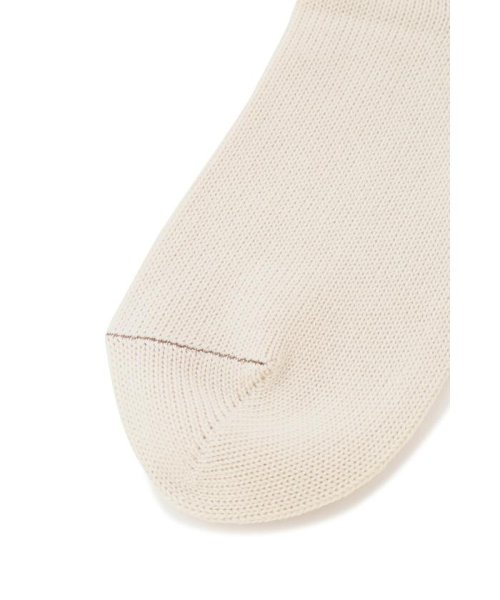 MHL.(エムエイチエル)/CONTRAST HEEL COTTON SOCKS/img03