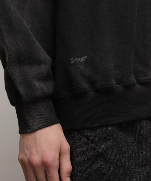 Schott(ショット)/直営限定/FADE CREW SWEAT IRON PLATE/フェード クルースウェット アイアンプレート/img07