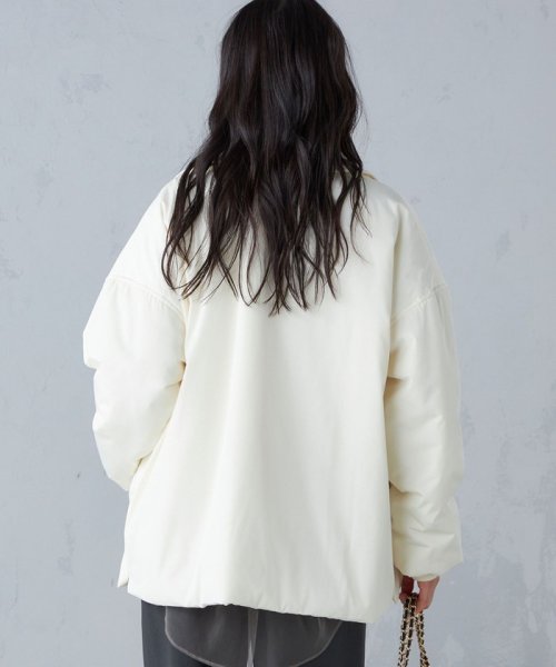 〈手洗い可能〉中綿 コーチ ジャケット ◇ 