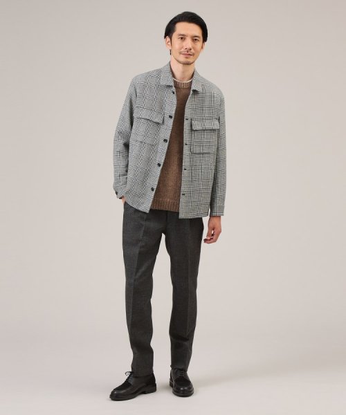 【尾州】シェットランドウール CPO ブルゾン 