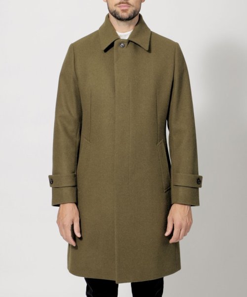 メルトンステンカラーコート 