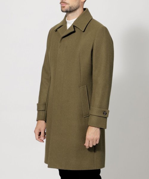 メルトンステンカラーコート 