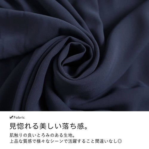 GOLD JAPAN(ゴールドジャパン)/大きいサイズ レディース ビッグサイズ フリル裾ボウタイワンピ－ス/img07