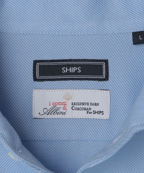SHIPS MEN(シップス　メン)/SHIPS: ALBINI ジャージー 無地 ワンピースカラー シャツ/img18