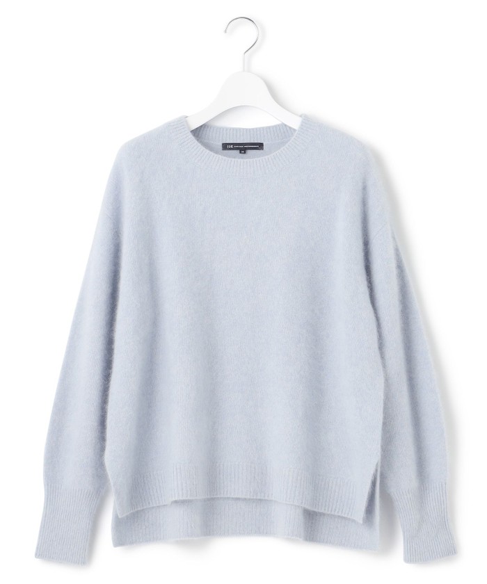 【滝沢眞規子さん着用】クルーネック ヘアリー ニット 滝沢眞規子さん着用】クルーネック ヘアリー ニット