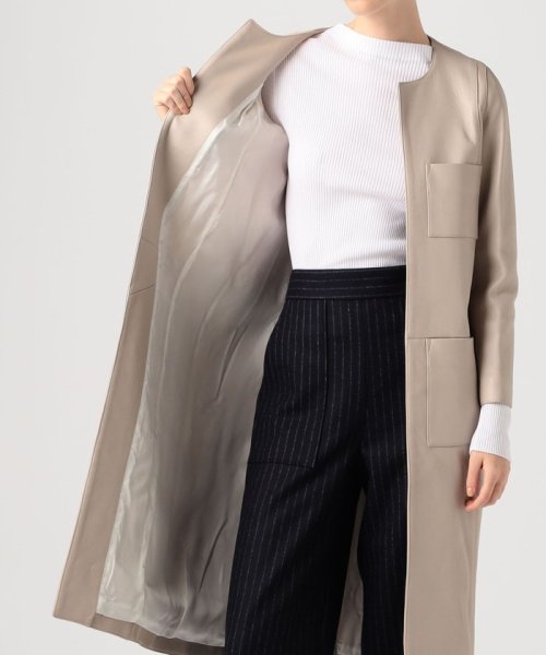 CINQUANTA ノーカラー ジャケットコート チンクワンタ