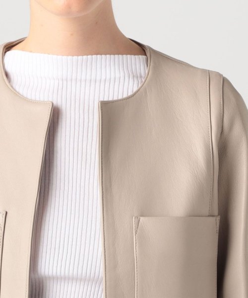 CINQUANTA ノーカラー ジャケットコート チンクワンタ