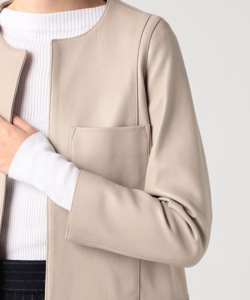 CINQUANTA ノーカラー ジャケットコート チンクワンタ