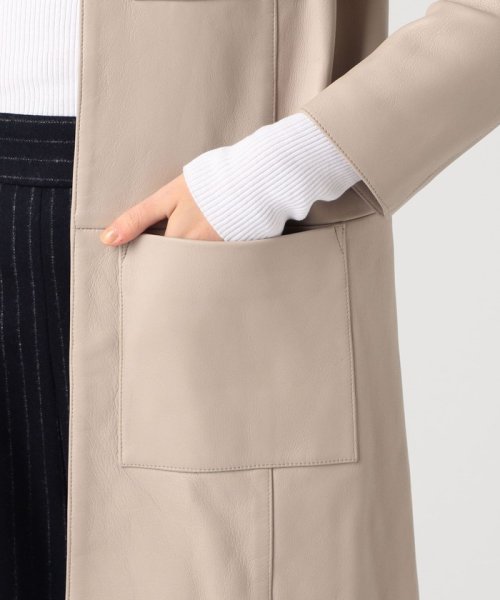 CINQUANTA ノーカラー ジャケットコート チンクワンタ