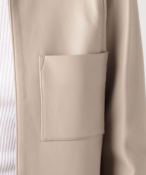 CINQUANTA ノーカラー ジャケットコート チンクワンタ