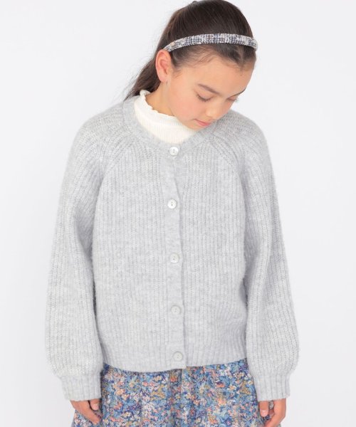 SHIPS KIDS(シップスキッズ)/SHIPS KIDS:150cm / ＜手洗い可能＞ 5G 畔ニット カーディガン/img02